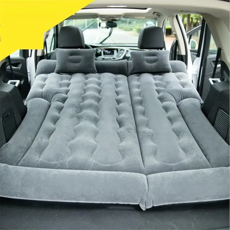 Надувной Camp Accessoire Voiture диван Cama надувной Araba Aksesuar Кемпинг Аксессуары для автомобилей надувная кровать для внедорожника автомобиля - Название цвета: Серебристый