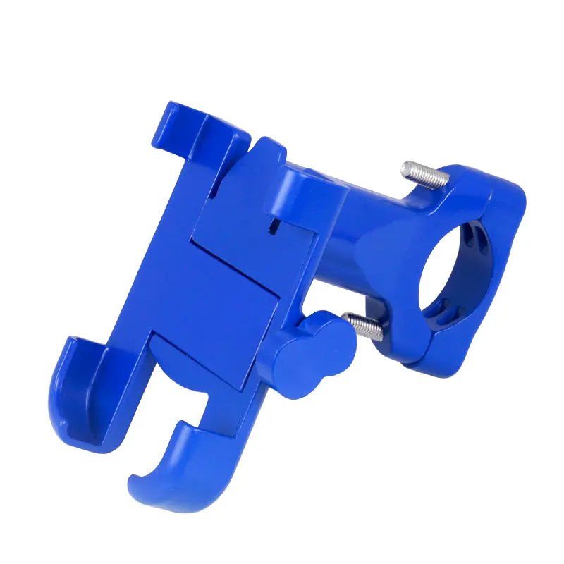 Blue Bra Mount Deemount сверхмощный сплав Телефон горный велосипед руль стойка 360D вращение ширина Регулировка gps Держатель Мотоцикл e-велосипед кронштейн - Цвет: Blue Bra Mount