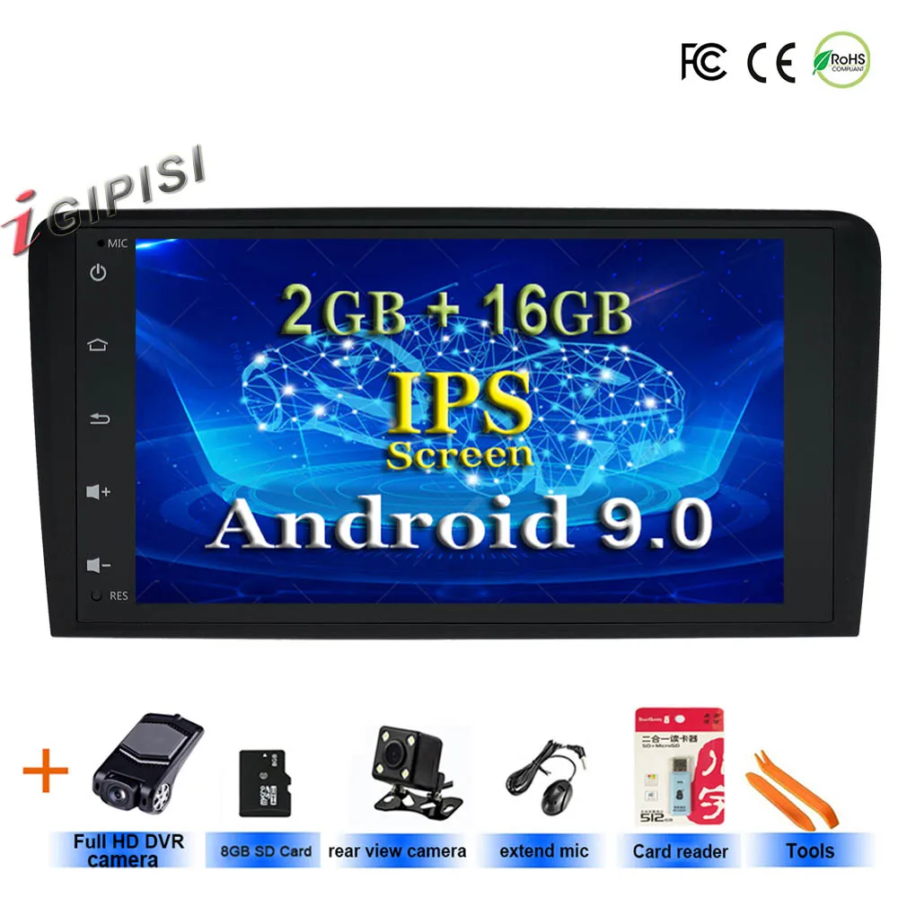 

Android 9.0 CAR stereo Radio GPS For Audi A3 8P 2003-2012 S3 2006-2012 RS3 Sportback 2011 No DVD multimedia player stereo radio