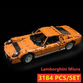 

MOC SERIES Lamborghini Miura Super Racing Car Fit LeGINGlys Technic MOC-24294 Model Kits Building Blocks Bricks Toy Kid Gift