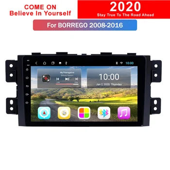 

2G RAM Touch Screen Radio Android 9.0 Car Stereo GPS Navigation Dashboard For KIA Borrego Mohave 2008 2009 2010 Audio Head Unit