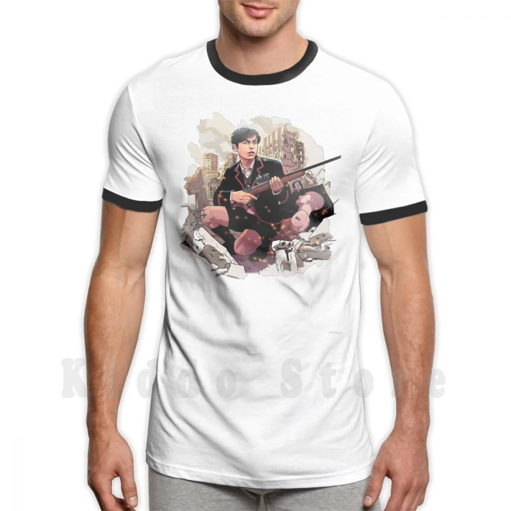 The Umbrella Academy Five T Shirt Fai Da Te Big Size 100% Cotone Umbrella Academy The Umbrella Academy Robert Hargreeves