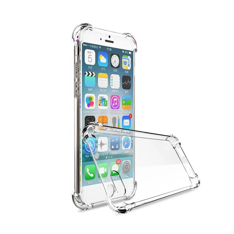 Ультратонкий прозрачный ТПУ силиконовый чехол для iphone 6, 6s, 7, 8 Plus, x защитный резиновый чехол для телефона для iphone 5S, se, XS MAX чехол