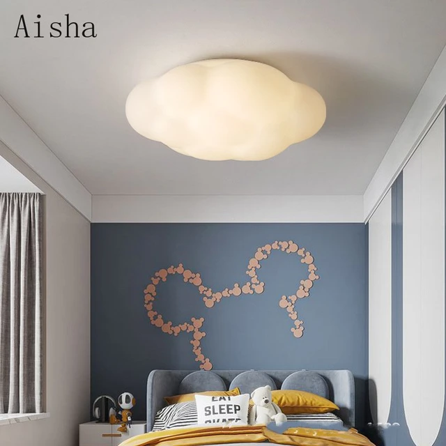 Plafonnier LED rouge en forme de nuage, luminaire décoratif d'intérieur,  idéal pour un salon, une chambre à coucher ou un couloir - AliExpress