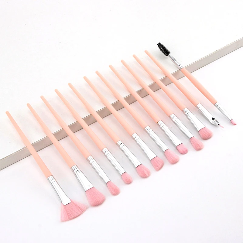 Makeup Brushes Tool Set 12pcs Cosmetic Powder Eye Shadow Foundation Blush Blending Beauty Make Up Brush