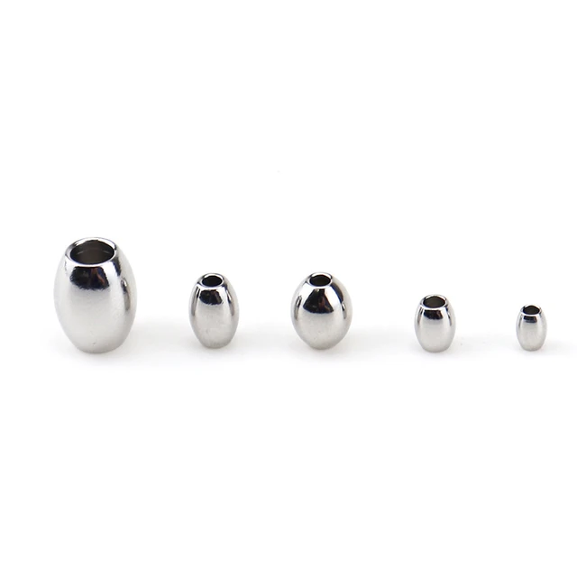 solid 925 sterling silver beads,oval barrel olive spacer bead for  necklace,bracelet,earring jewelry making, 1piece - AliExpress