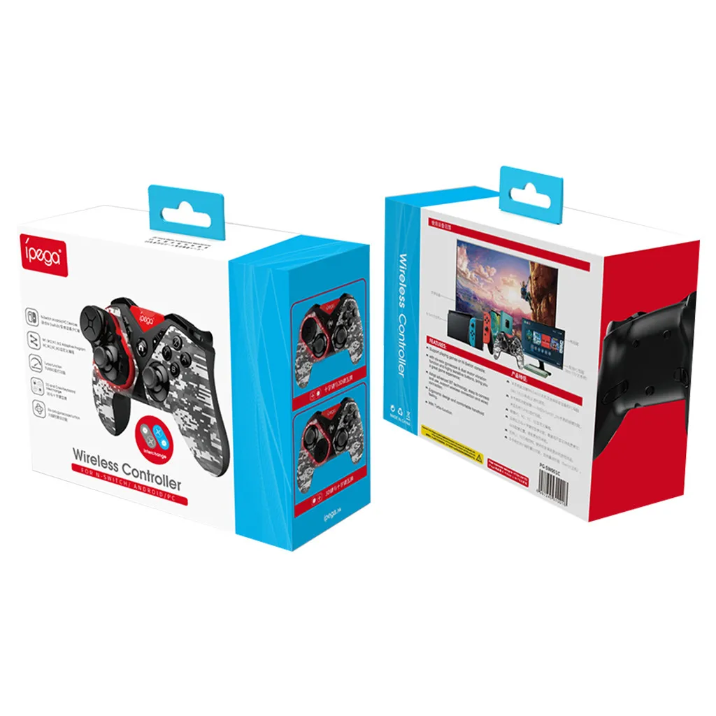 Лучшие продажи продукты iPEGA PG-SW001 Беспроводной Bluetooth игровые контроллеры геймпады для ПК переключатель Android поддерживают дропшиппинг