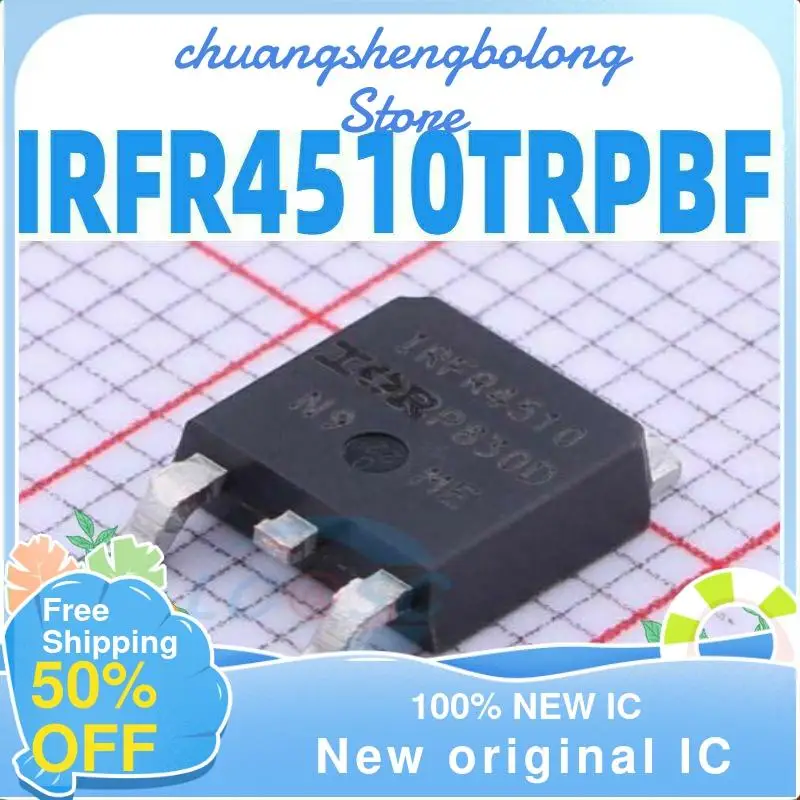 

Оригинальный IRFR4510TRPBF FR4510 100V 63A TO252 nuevo, 10 шт.