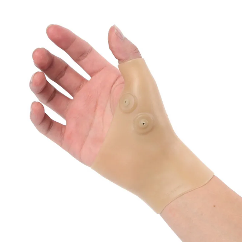 Магнитная терапия Запястье гель тендинит скобка силиконовая перчатка для пальцев Поддержка Корректор для артрита руки облегчение боли - Цвет: 1 pc