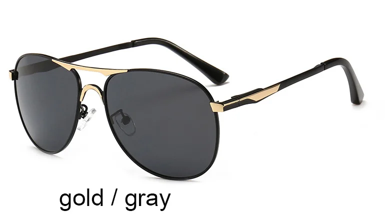 8722 c2 Mode lunetes De soleil polarisées hommes marque De Lux дизайнерский стиль lunetes noir or cadre Lentes De Sol G8722 uv400 - Цвет линз: 8722 c2