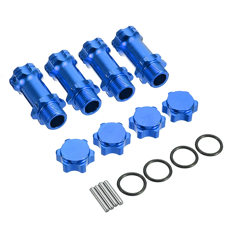 

4pcs/set 17mm Aluminum Wheel Hex Hub Extension Adapter 30mm For 1:8 Scale RC Car Remote Control Accessories