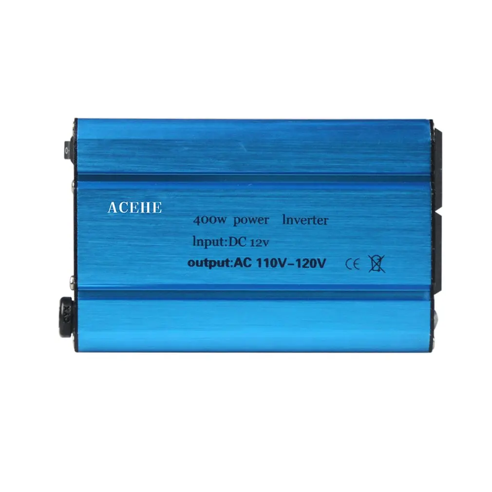 ACEHE 400W Car Power Inverter DC 12V to 110-220V AC Dual USB Charging Ports With Car Charger Portable Converter