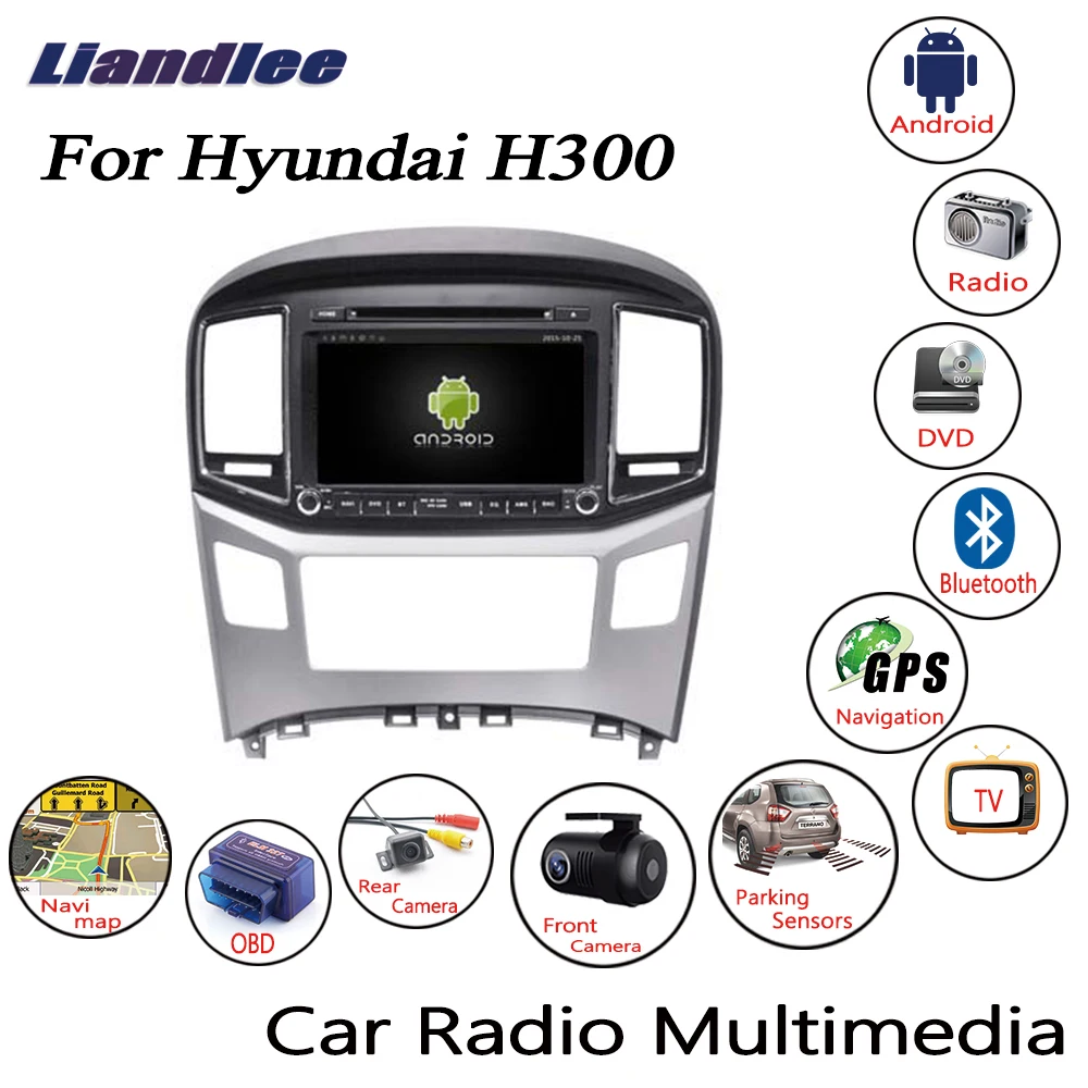 

For Hyundai H300 2016~2018 Car Android Multimedia DVD Player GPS Navigation DSP Stereo Radio Video Audio Head Unit 2din System