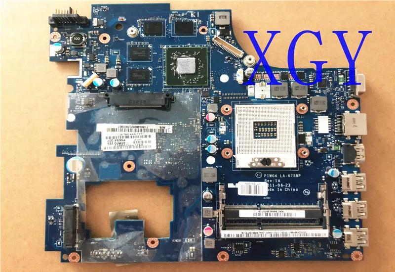 Материнская плата для Lenovo Ideapad G770 Y770 PIWG4 LA-6758P 100% Test ok | Компьютеры и офис