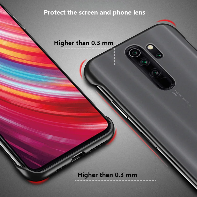 Чехол для телефона Xiaomi Redmi Note 7 8 Pro Чехол без рамки для Redmi 8 8A 7A Note 5 Прозрачный матовый чехол