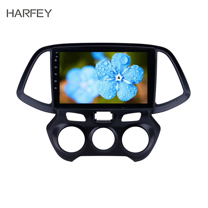 Harfey gps Автомобильный мультимедийный плеер 9 "Android 8,1 автомобильный радиоприемник для hyundai Santro/Atos 2018 с HD сенсорным экраном Поддержка Carplay SWC