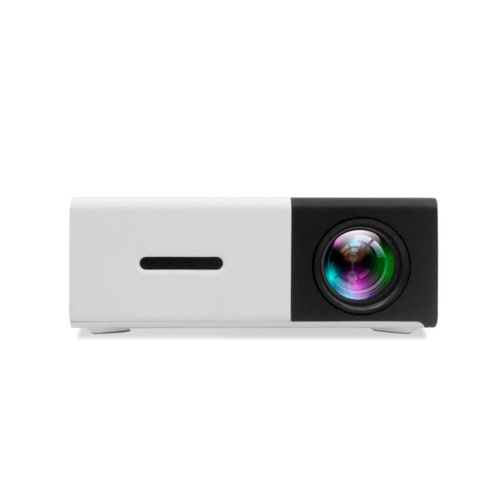 

YG300 LED Mini Projector High Resolution Ultra Portable HD 1080P HDMI USB Projector Media Player Home Theater Beamer