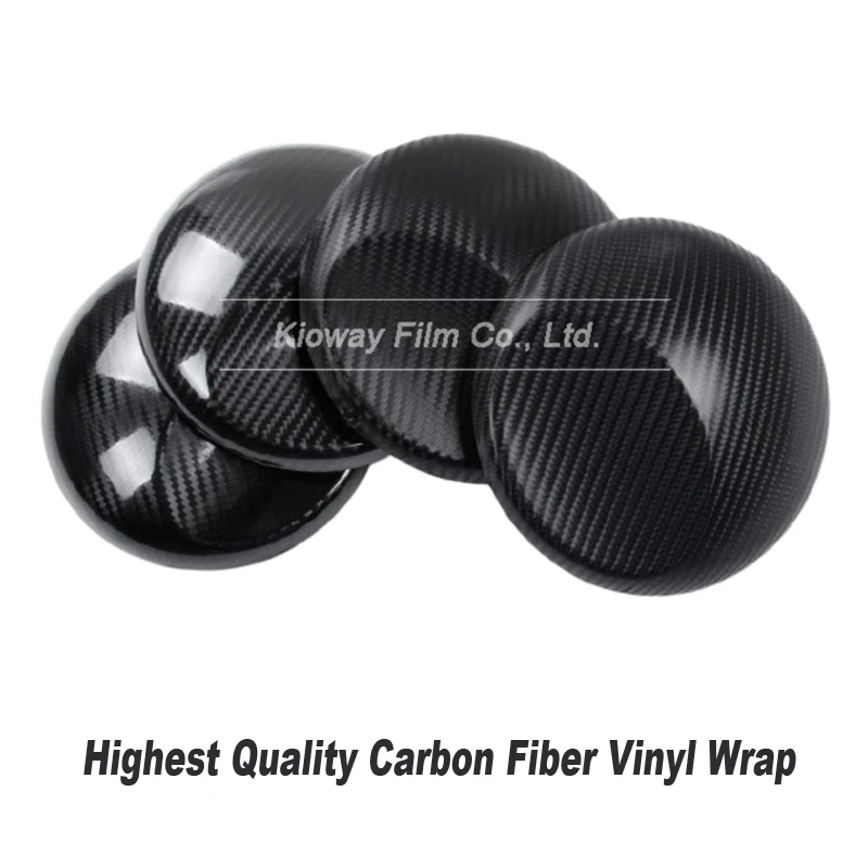 Высококачественная глянцевая виниловая обертка из углеродного волокна 3D 4D