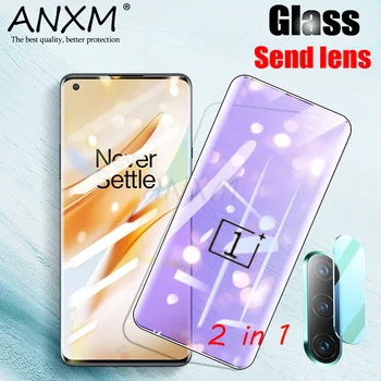 

Film Tempered Glass For Oneplus 8 Pro 7 7T Cover Screen Protective Anti blue ray spy For Oneplus 8 Pro 1+8 7 One Plus Glass Lens