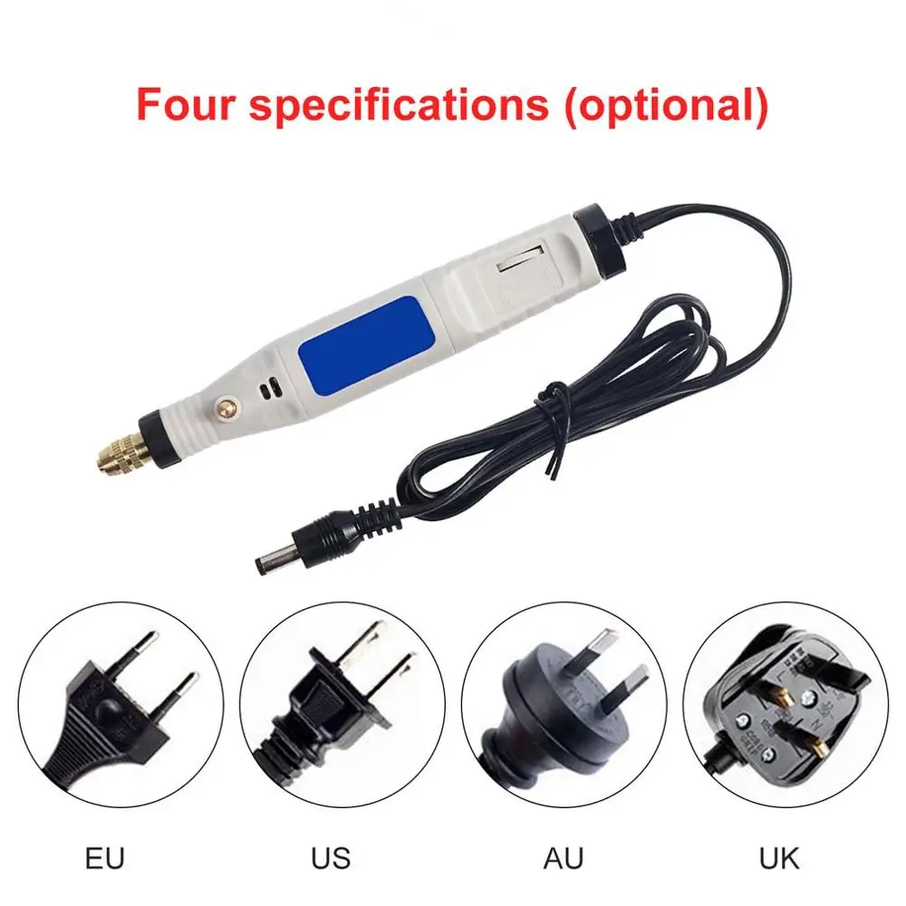 100 V-240 V Мини электрическая ручка для гравировки DIY набор электроинструментов Аксессуары ЕС/США/Австралия/Великобритания 500A