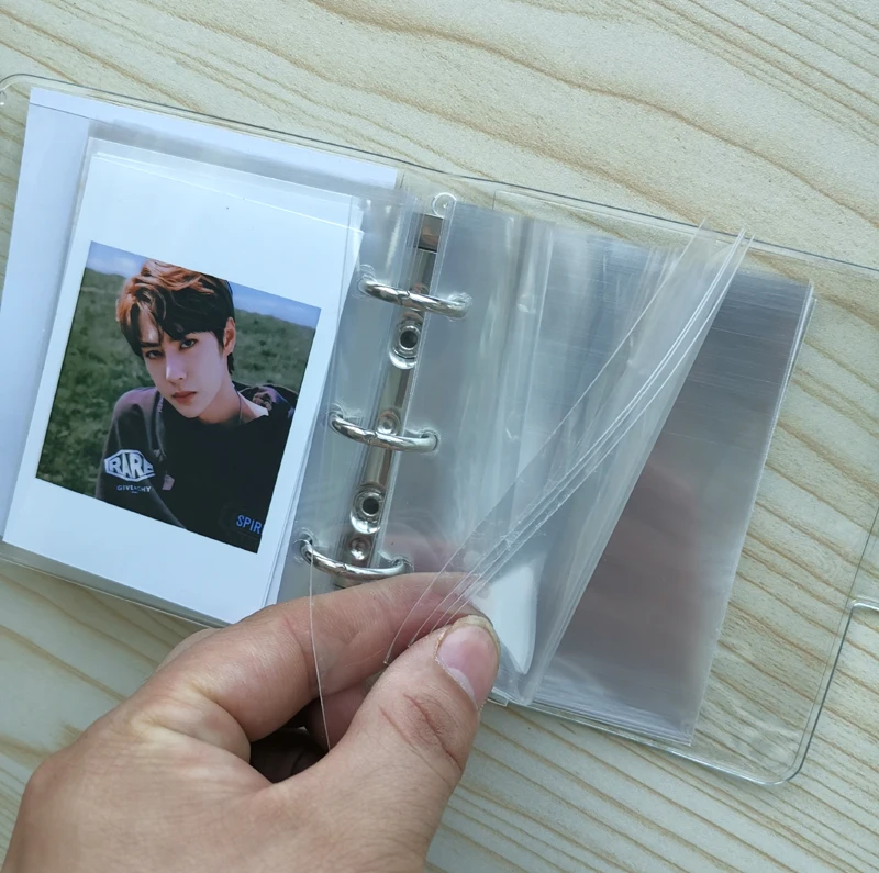 3 кольца мини журнал Прозрачная Обложка дневник альбом|planner dividers|loose leafdividers planner |