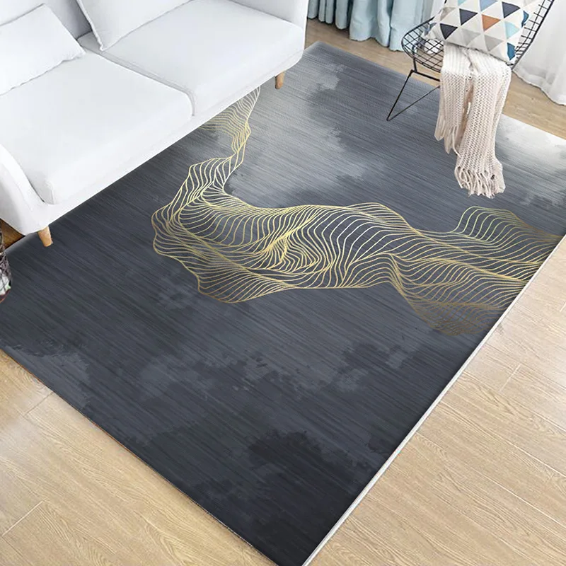 

Carpet Living Room Sofa Coffee Table Bedside Bed Mat Floor Bedroom Slip Washable Factory Wholesale Square Rug