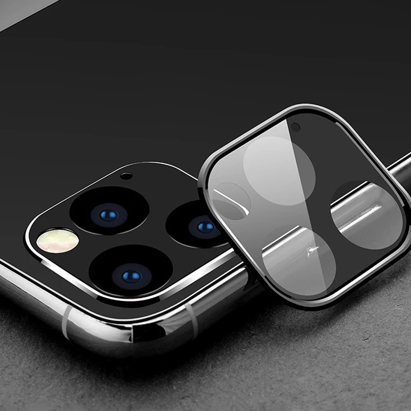 Protective Glass On For iPhone 11 Pro X XS Max Camera Lens ring Screen Protector Apple iPhone11 Aluminum cover case | Мобильные