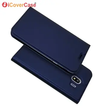 

Magnet Flip Case For Samsung Galaxy J4 J4+ J6 J6+ Plus 2018 Wallet Cover Leather Mobile Phone Accessory Bag Book Card Coque Etui