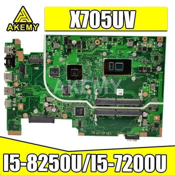 

Akemy Mainboard For Asus Vivobook 17 X705UDR X705UQ X705UV X705UB X705UD X705U N705U Laptop motherboard I5-8250U/I5-7200U