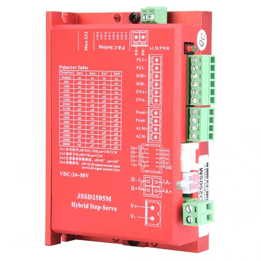 Драйвер замкнутого контура JSSD2505M шаговый Серводвигатель SSD257EC80E1 24~ 60 в драйвер двигателя