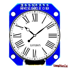 Ips 1.28 polegada 8pin spi tft lcd módulo cor redonda tela display adaptador pcb placa gc9a01 drive ic 240 (rgb) * 240 nenhum painel de toque