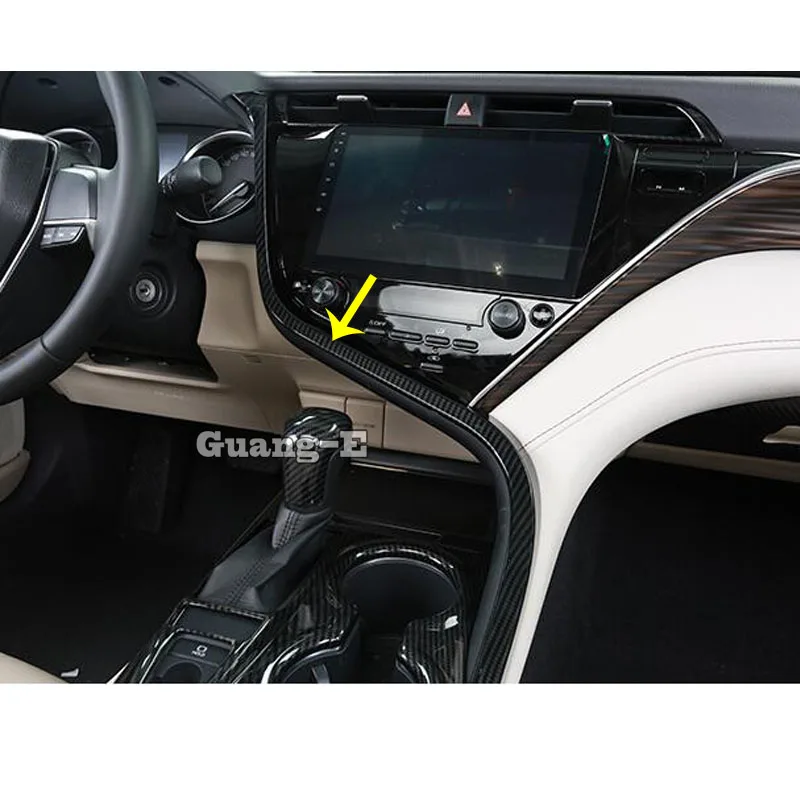 

For Toyota New Camry XV70 2017 2018 2019 Car Glove Box Cover Detector Trim Middle Console Control Dashboard GPS Panel Stick