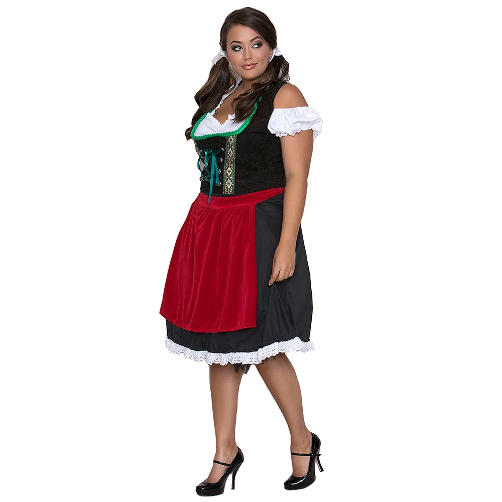 Wipalo Новинки для женщин осень Drindl платье пиво oktoberfest девушка баварский короткий