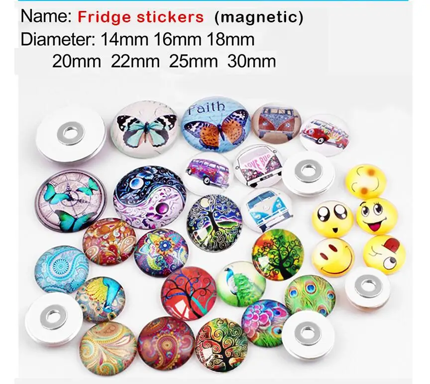 glass fridge stickers