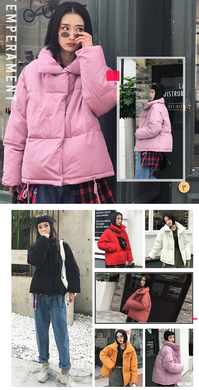 Женские куртки больших размеров, женские парки, зимняя женская куртка, теплое зимнее хлопковое пальто для женщин, со стоячим воротником, свободные женские парки j971