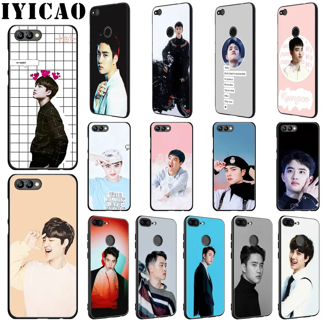 IYICAO EXO D.O. Мягкий силиконовый чехол Doh Kyungsoo для huawei Honor view 20 9X Pro 10 9 8 Lite 8X 8C 7X 7C Note |