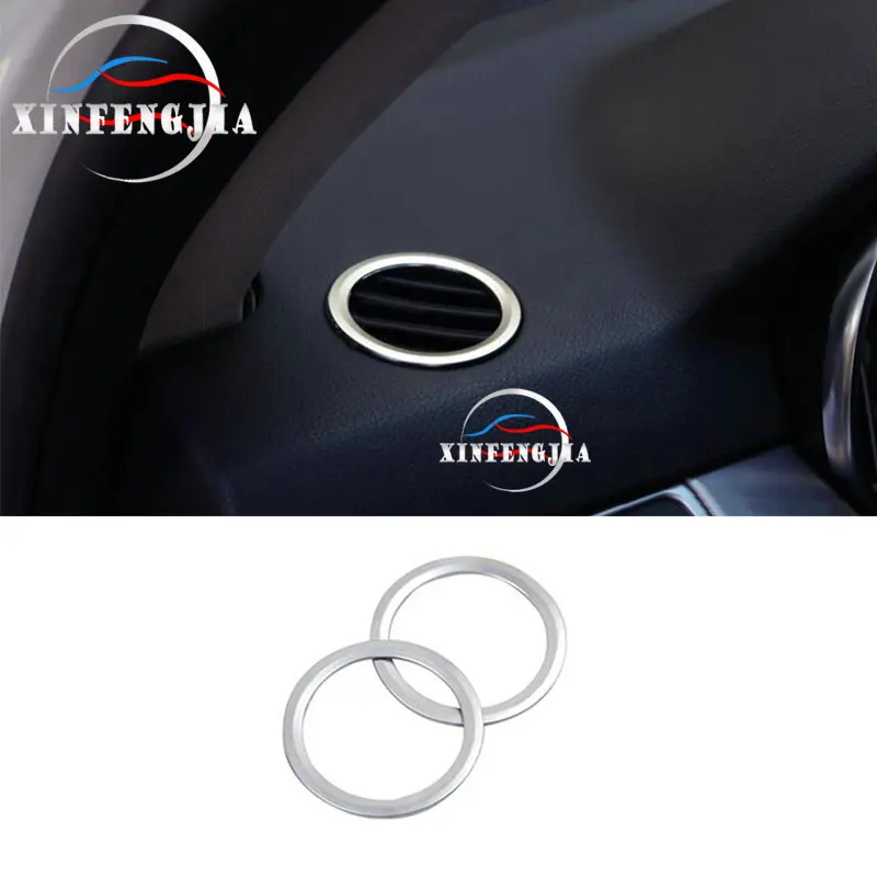 

For Mercedes-Benz B GLK ML GL GLE GLS Class W166 X204 X166 W246 2pcs Center Instrument panel Front air condition vent cover Trim