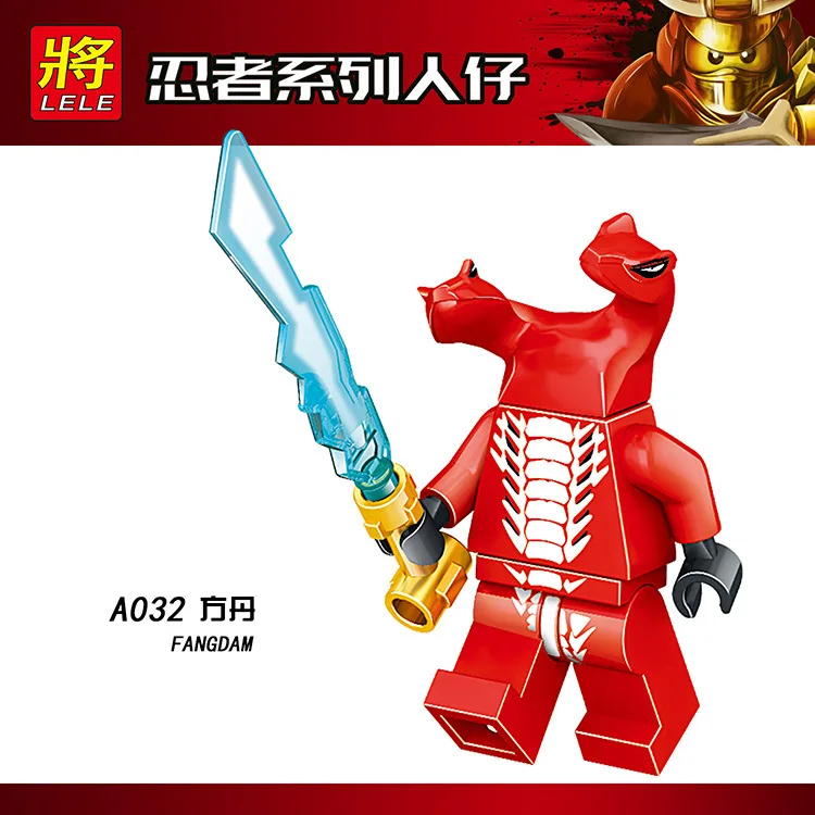 Trump A025-032, Phantom Ninja, строительные блоки, Минифигурки, Обучающие вставленные строительные блоки, сумка для игрушек, горячая распродажа, смешанная партия