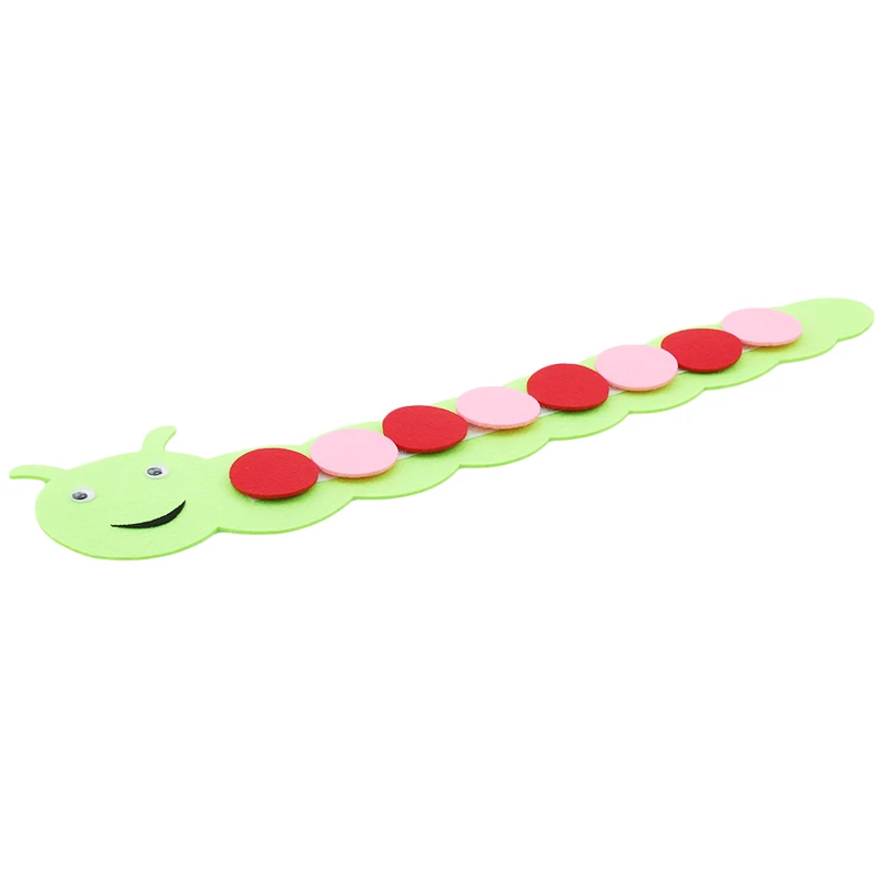 Монтессори математическая игра цветная Сортировка гусеница дошкольный детский сад обучающее средство Обучающие Игрушки для раннего