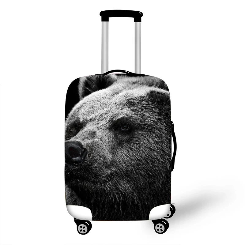 Защитный чехол для багажа для эластичного чемодана 18-32 дюймов Защитные Чехлы для путешествий аксессуары три медведя G1232 - Цвет: O