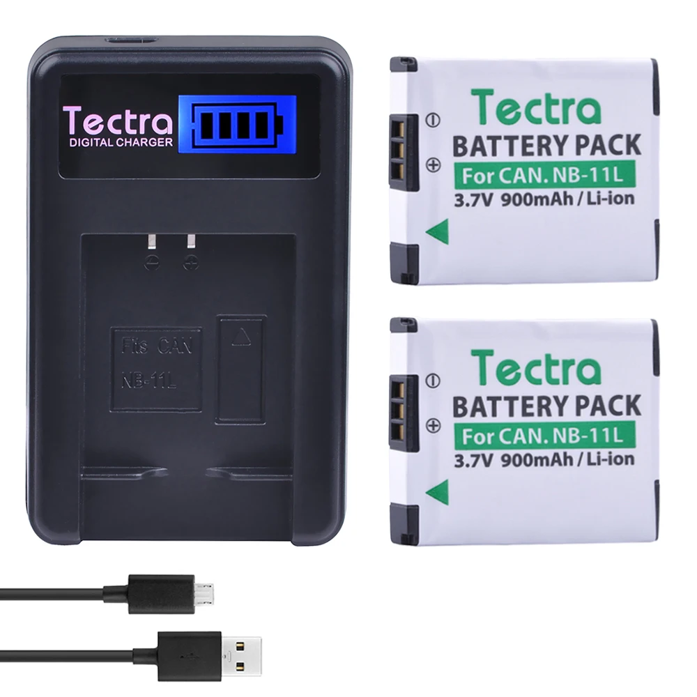 Tectra Nb11l Nb11l Nb 11l Battery+charger For Canon Powershot Sx410