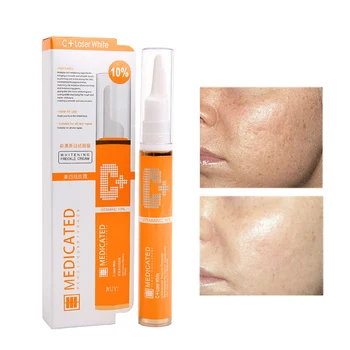 

15ml Instant Blemish Facial Serum Vitamin C Whitening Anti Freckle Cream Pen Remove Pigmented Spots Face Skin Care Serum