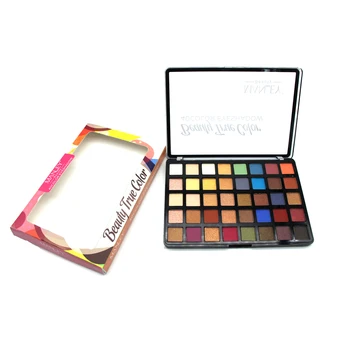 

40 Colors Long Lasting Matte Shimmer Eyeshadow Waterproof Non-blooming Bright Neon Fashion Eye Makeup Palette Cosmetic Set