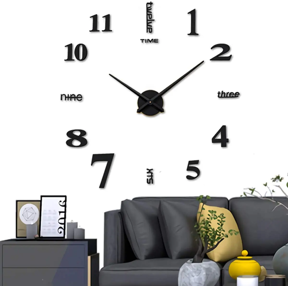 Lift vloeiend Articulatie 3D Diy Grote Wandklok Acryl Metalen Spiegel Muurstickers Klok Modern Design  Super Sticker Digitale Horloges Klokken Home Decor|wand klok|de paredlarge  designer wall clocks - AliExpress