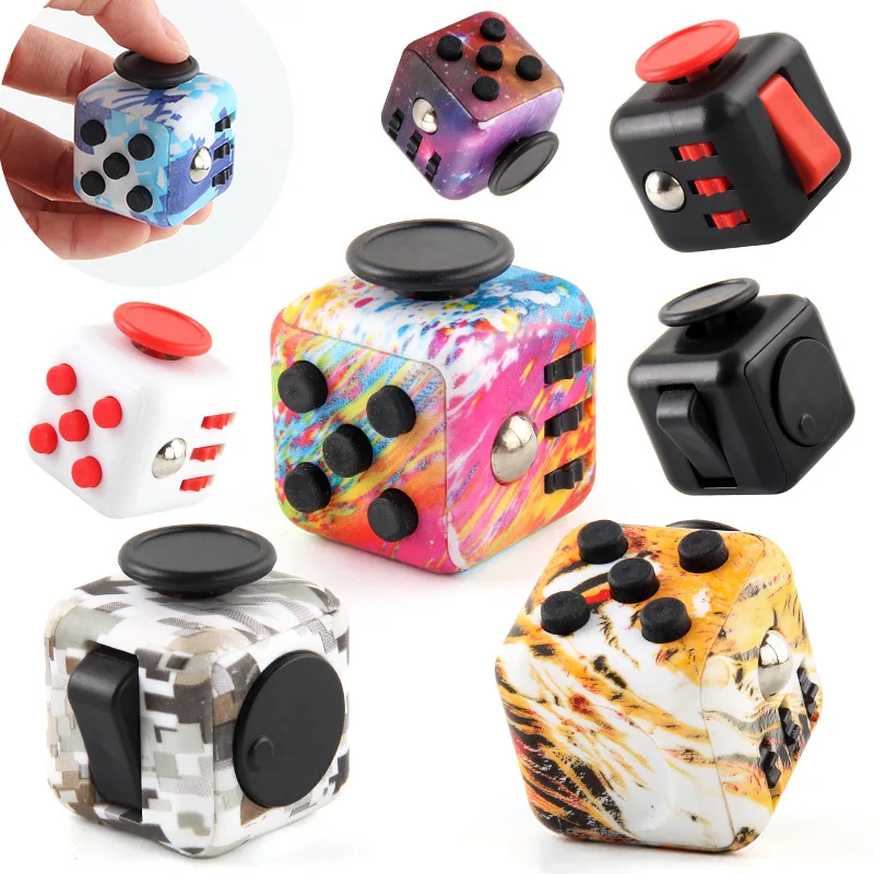 Decompression Dice Hand For Autism ADHD Anxiety Relief Focus Kids Stress Anti-stress Toys Office Desk Fidget | Игрушки и хобби