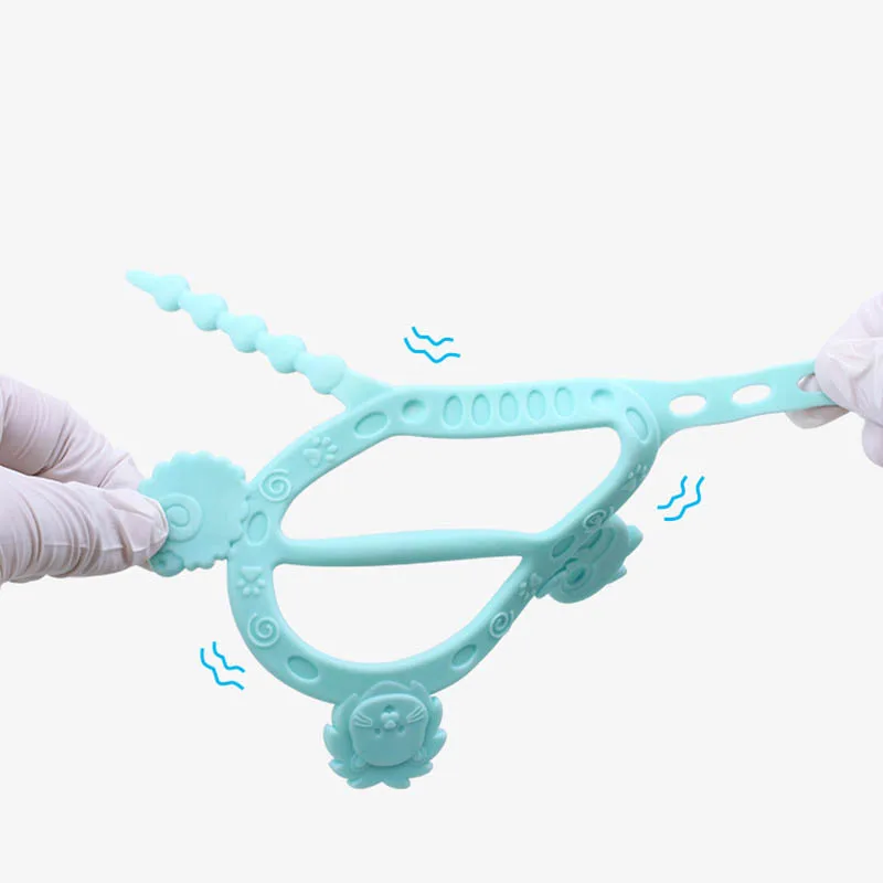 New Baby Baby Bracelet Tooth Gel Can Be Boiled Molar Rubber Baby Anti-eat Hand Bite Bite Stick Bar