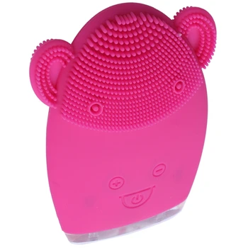 

USB Rechargeable Smart Ultrasonic Mini Electric Massage Brush Washing Waterproof Silicone Cleansing Tools Face Cleaning Machine