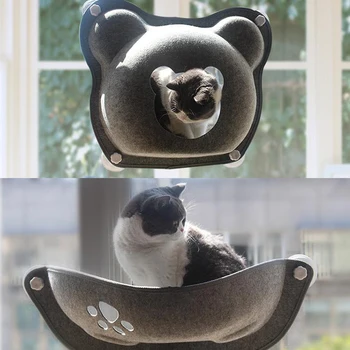 

Pet Hammock Warm and Soft Beds Cat Sunny Seat Cat Window Perch Comfortable Cat Resting Sofa Safe Sunbath Pet Warm Bed