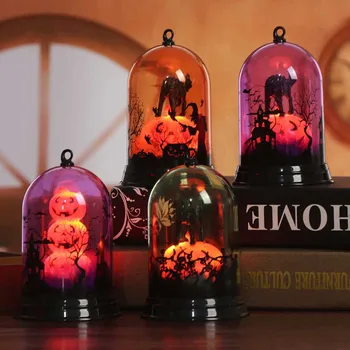 

Halloween Glass Decoration 2019 Happy Halloween Small Lampshade Pumpkin Decoration Home Furnishing Holiday Gifts Dropship #1989
