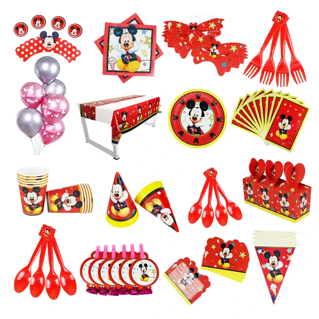 Mickey Mouse Clubhouse Party Ideas 1st Birthday - Party Supplies 1st  Birthday - Aliexpress